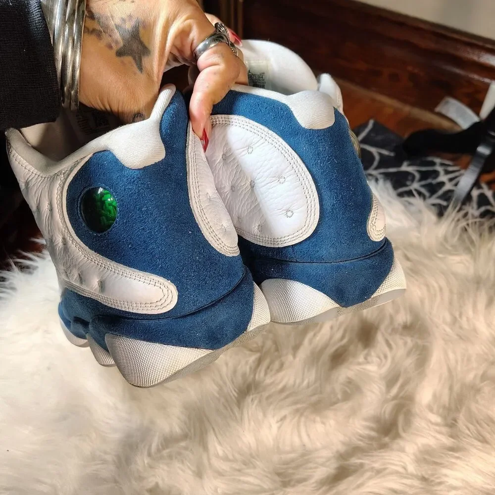 Air Jordan Size 10 Mens - Jordan 13 Retro Mid French Blue